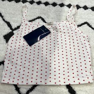 Brandy Melville heart tank top